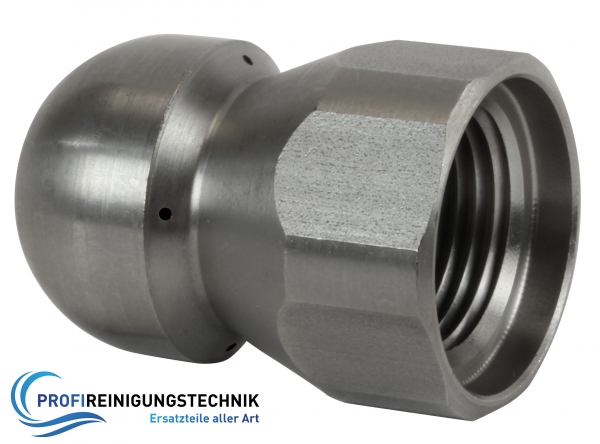 Suttner Rohrreinigungsdüse ST-49 mit Frontbohrung / 3/8" Innengewinde / 24mm Durchmesser